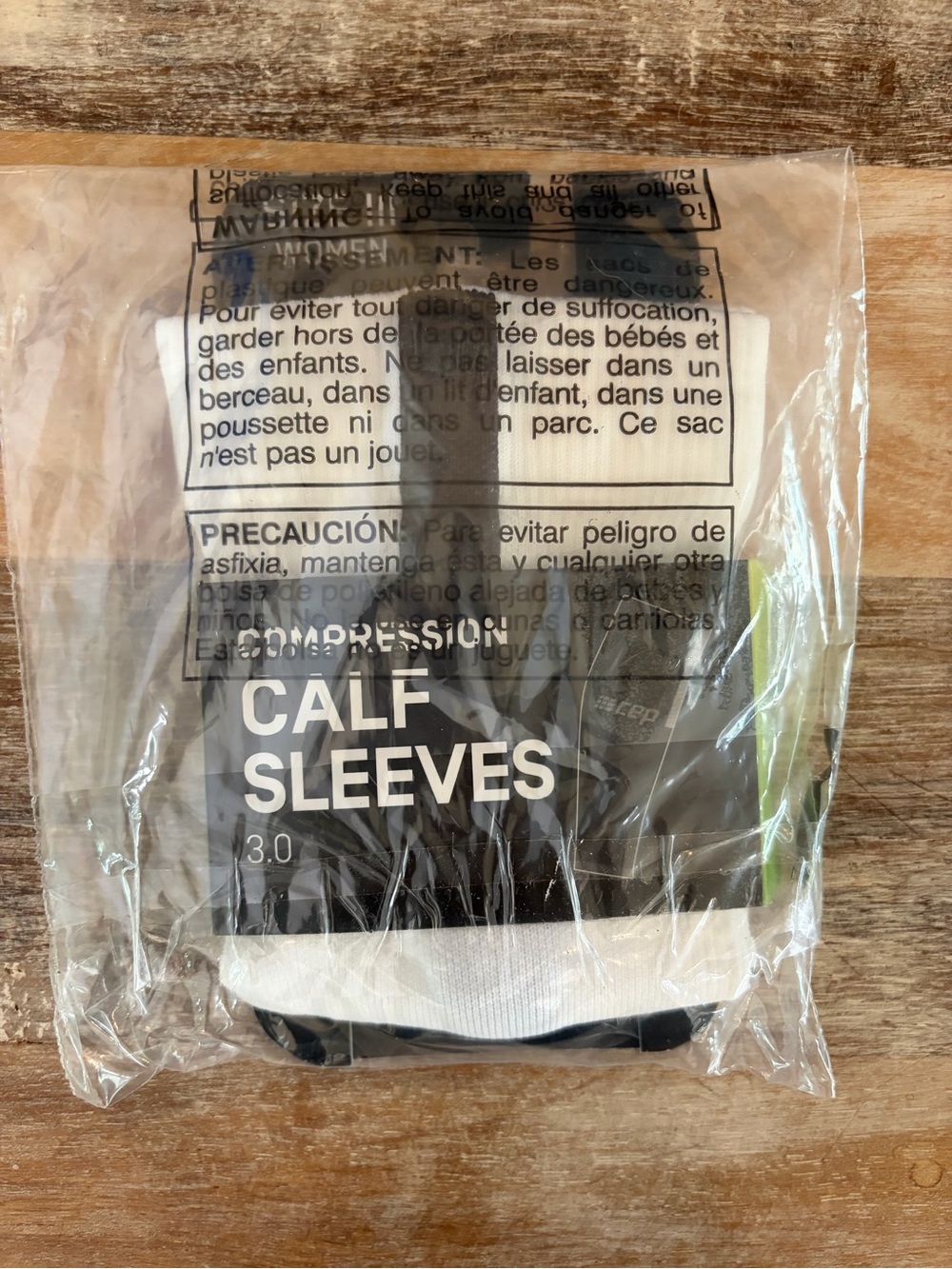 CEP Compression Calf Sleeves 3.0 Size III Women White / Dark Grey 20-30mmHg NWT